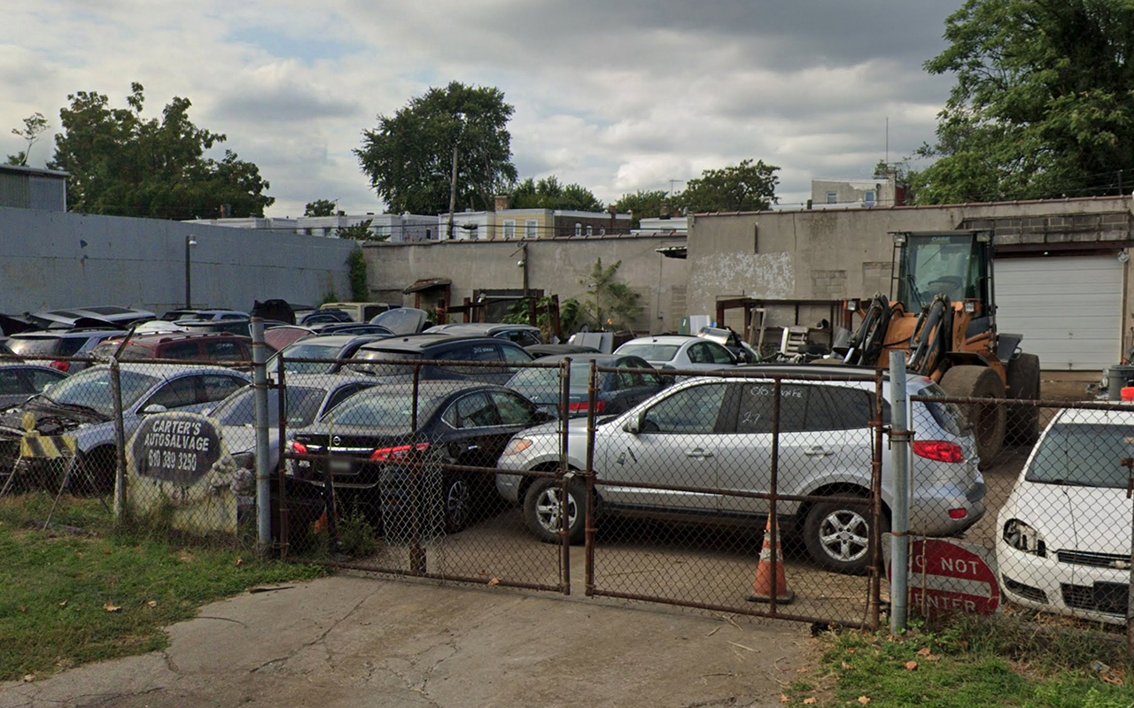Carter's Auto Salvage at 610 Lincoln St, Chester, PA 19013