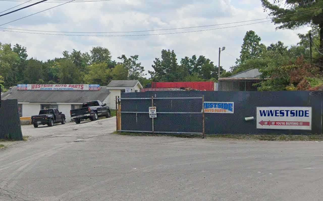 Entrance to West Side Auto Parts at 1803 Fountain Dr, Bloomington, IN 47404