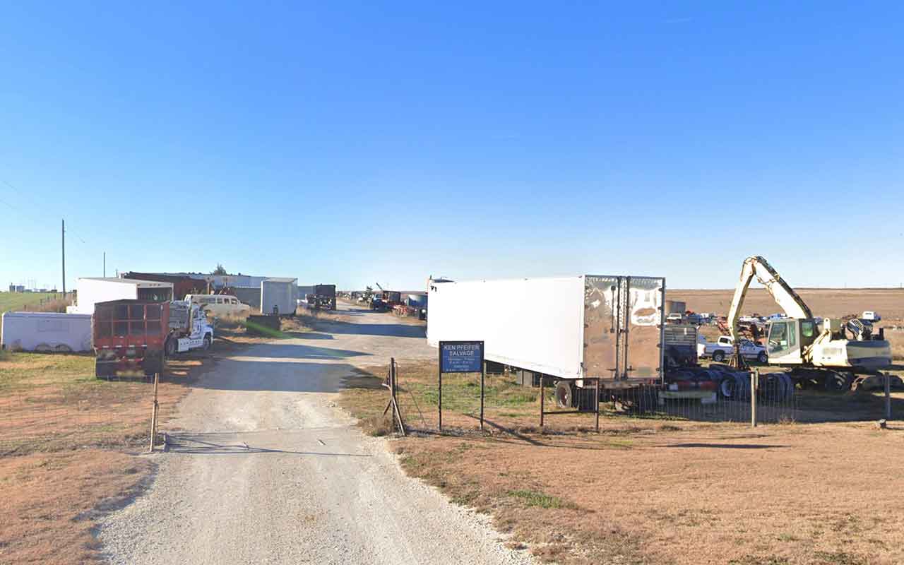 Ken Pfeifer Salvage at 1292 Feedlot Rd B, Hays, KS 67601