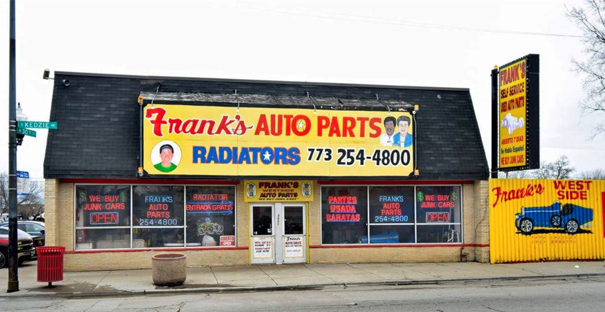 Frank's West Side Auto Parts at 3001 S Kedzie Ave, Chicago, IL 60623