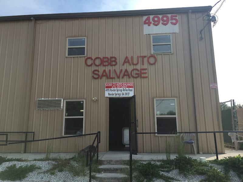 Cobb County Junk Car Removal & Used Parts Locator Used auto parts store at 4995 Powder Springs Dallas Rd B