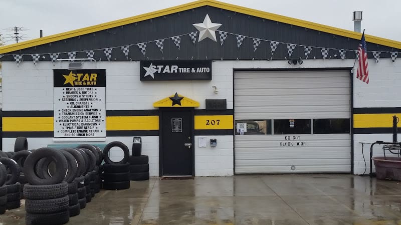 Star Tire and Automotive Tire shop at 207 S Star Rd