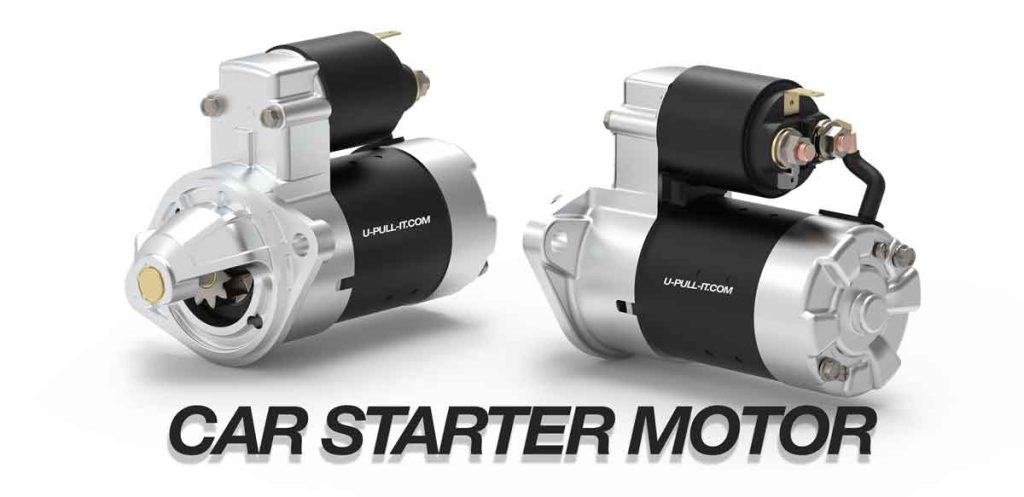 This is what a car starter look like brand new