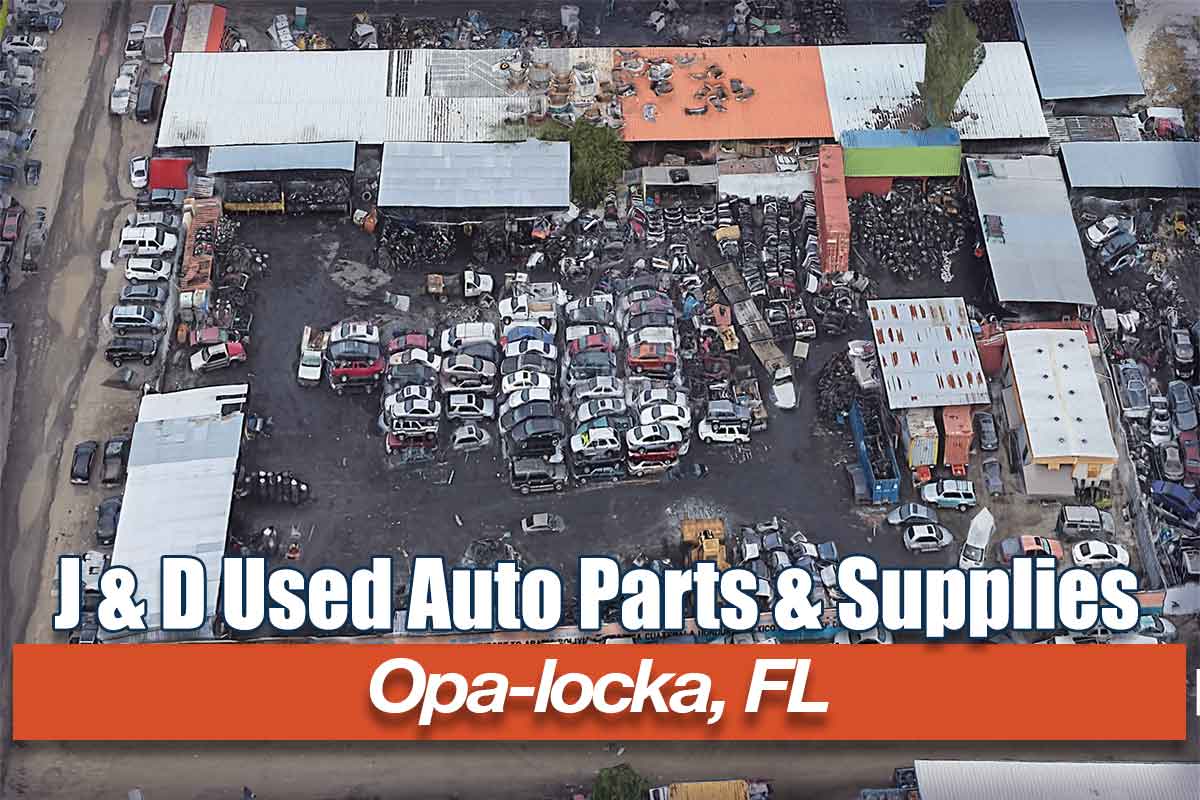 J & D Used Auto Parts & Supplies at 3391 NW 127th St, Opa-locka, FL 33054