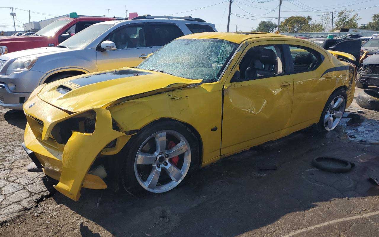 Dodge Charger Used Auto Parts at a Local Salvage Yard